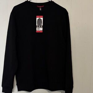 Men's Classic Black Crewneck Sweater